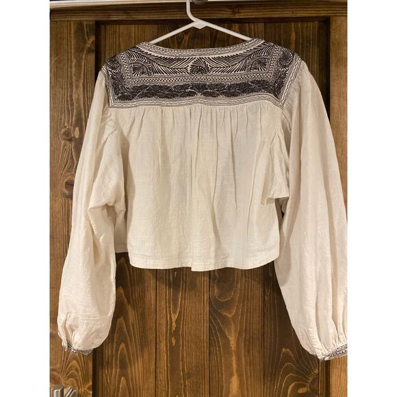 Free People Iggie Embroidered Crop Top - Picture 2 of 6